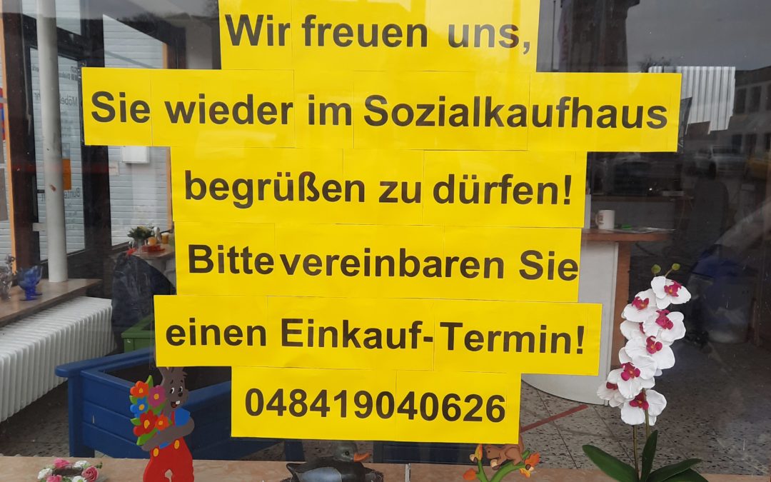 Einkaufen nach Terminvereinbarung