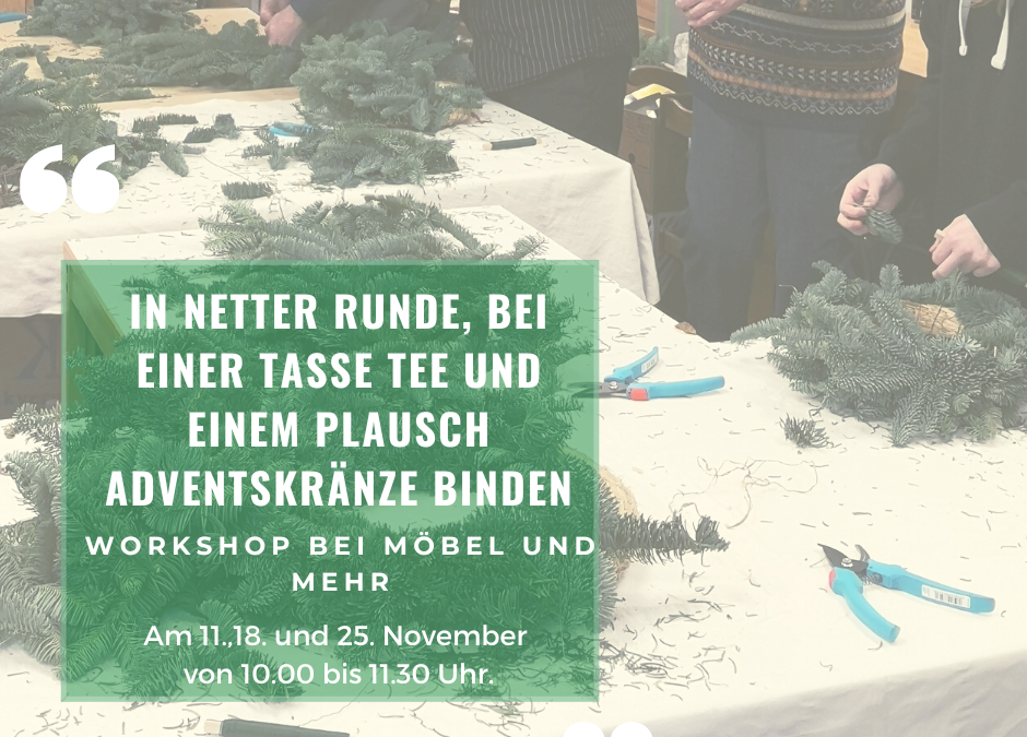 Neuer Workshop im November