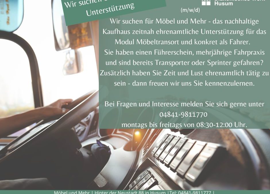 Ehrenamtliche Unterstützung gesucht