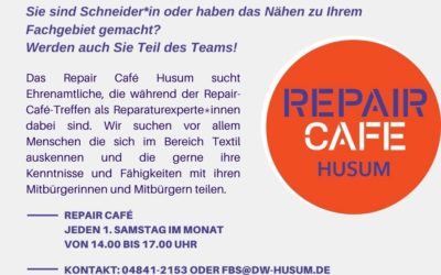 Ehrenamtliche für den Bereich Textil im Repair Café gesucht